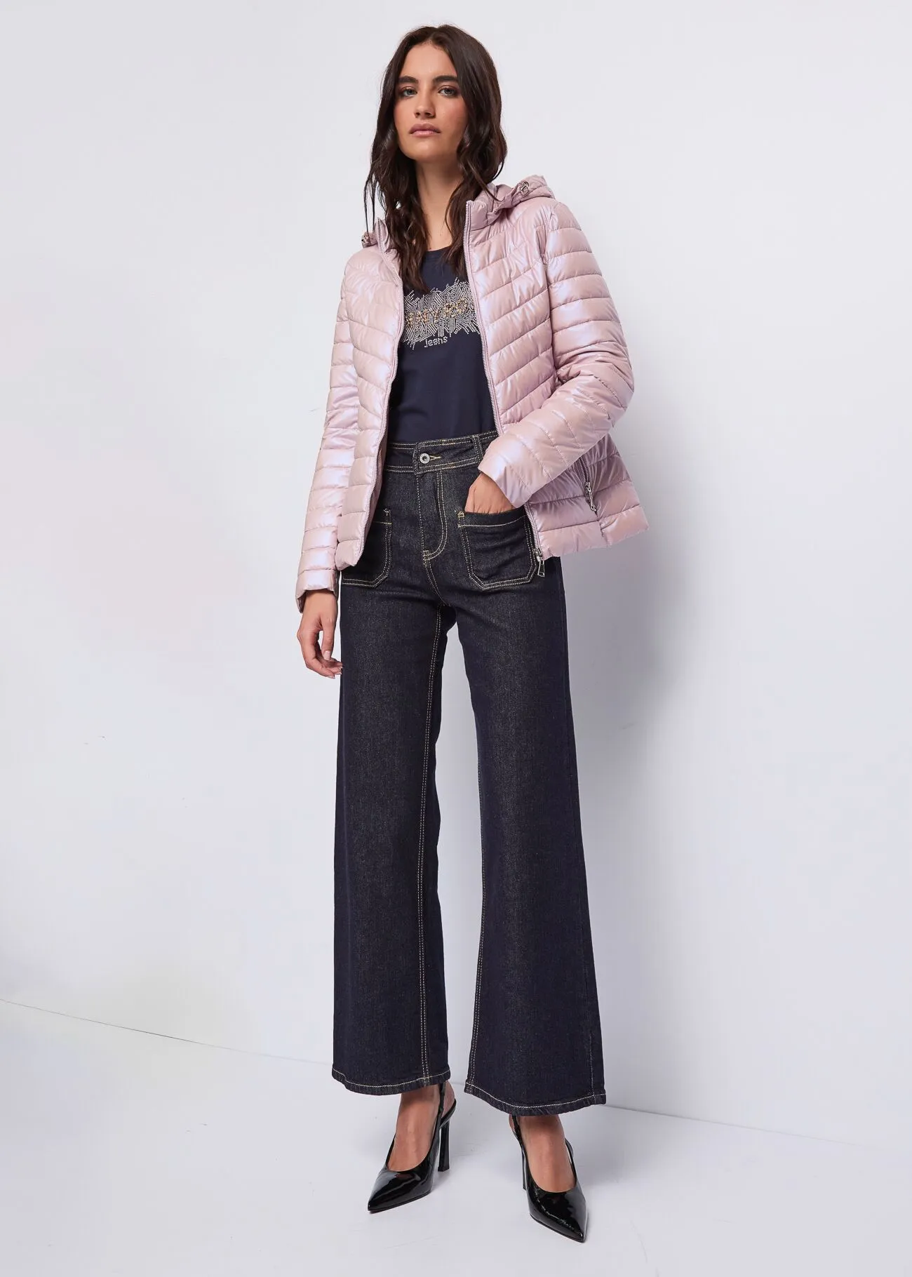 T-shirt in cotone con logo