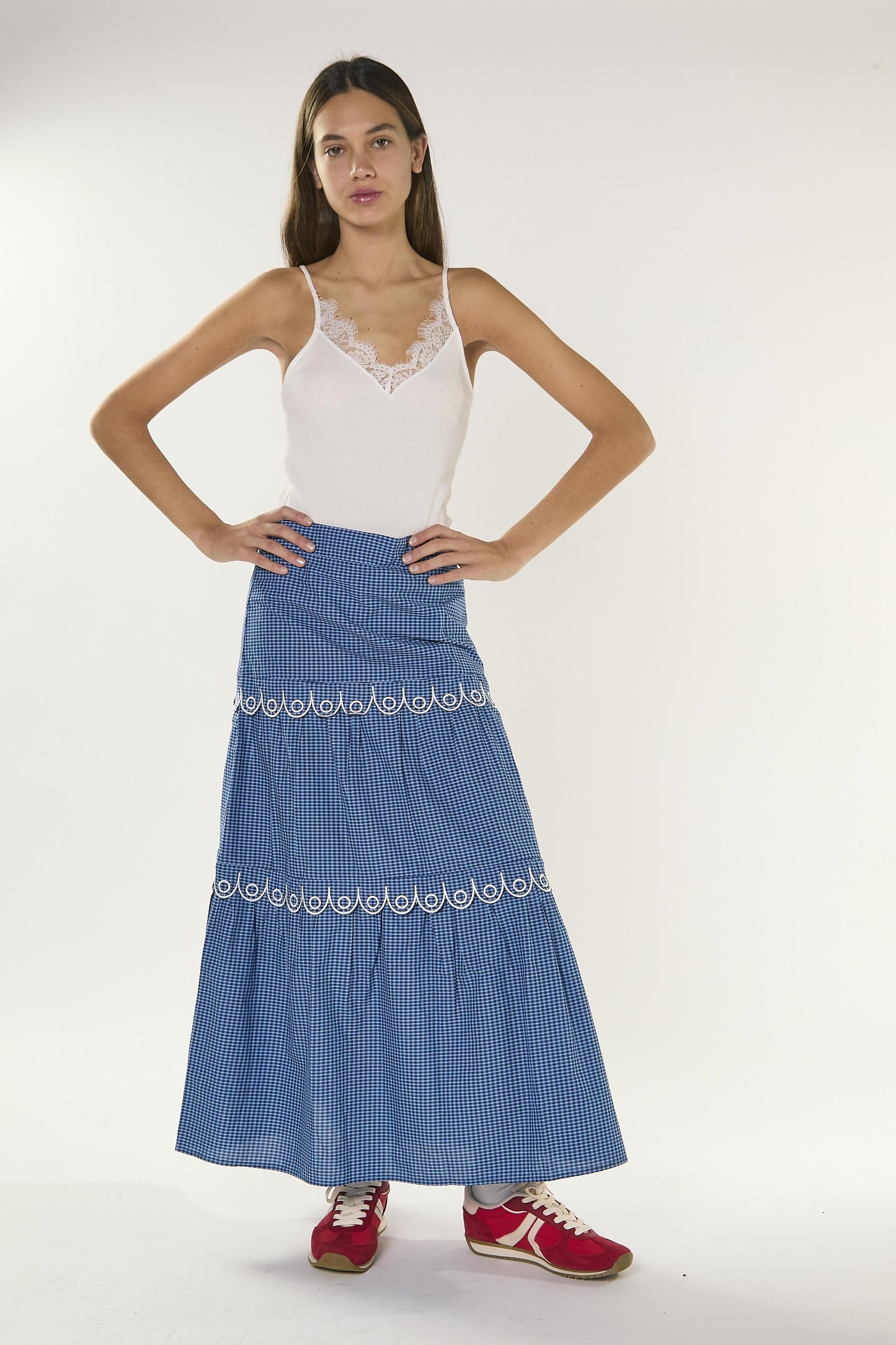 Top bianco con pizzo - Glamorous