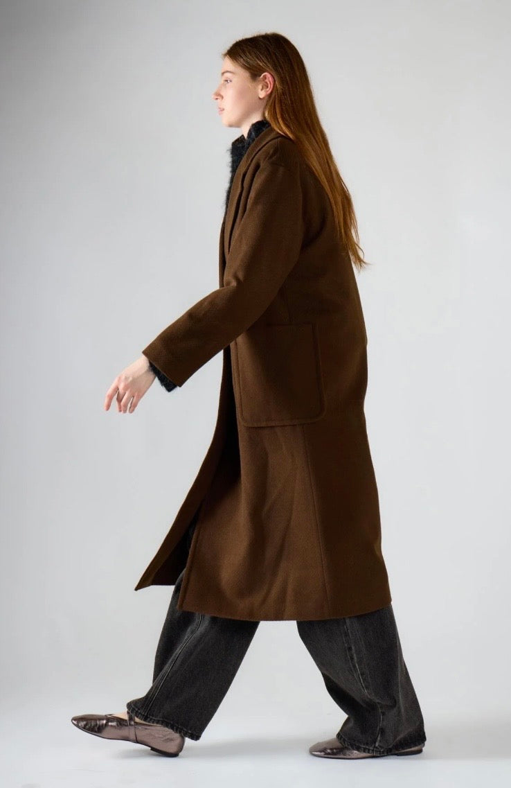 Cappotto Midi Cioccolato - Glamorous