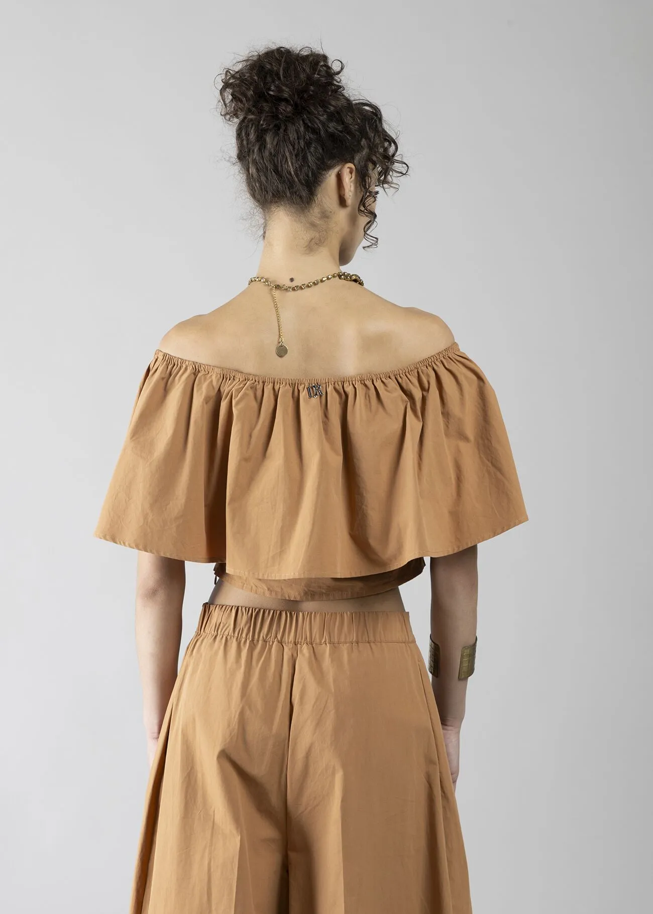 TOP CROP CON BALZA BISCUIT