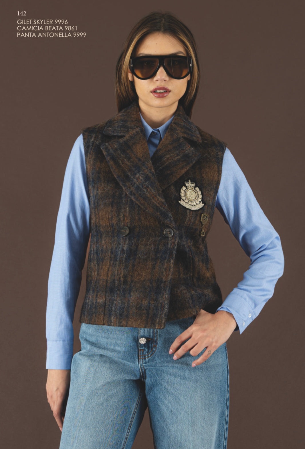 Pantalone denim Antonella - Queguapa