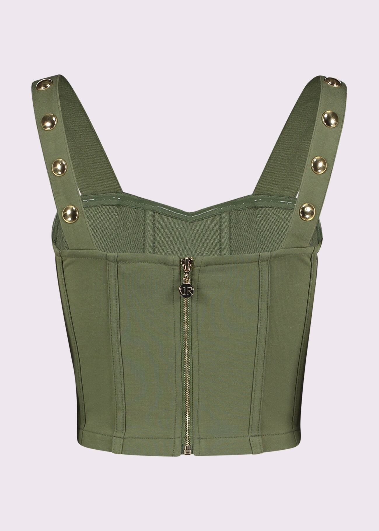 Top in felpa di cotone