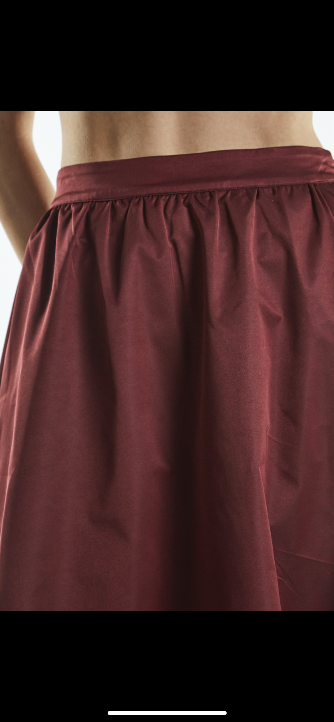 Gonna Midi bordeaux- Glamorous