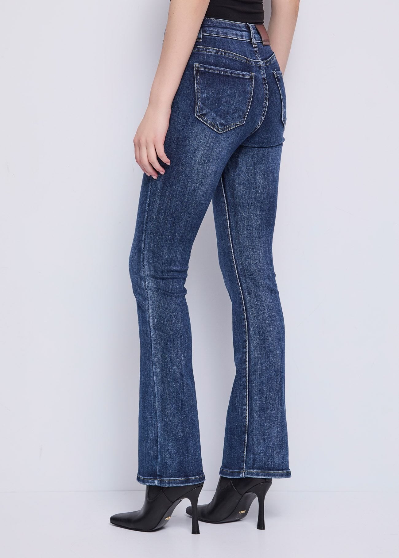 Jeans straight in cotone