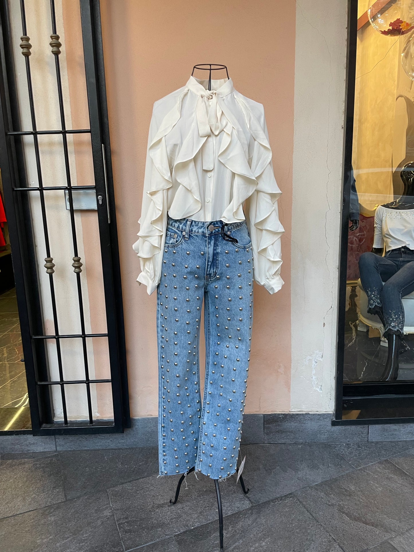 Jeans con borchie - Glamorous