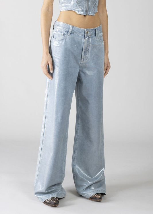 JEANS LAMINATO LIGHT BLUE