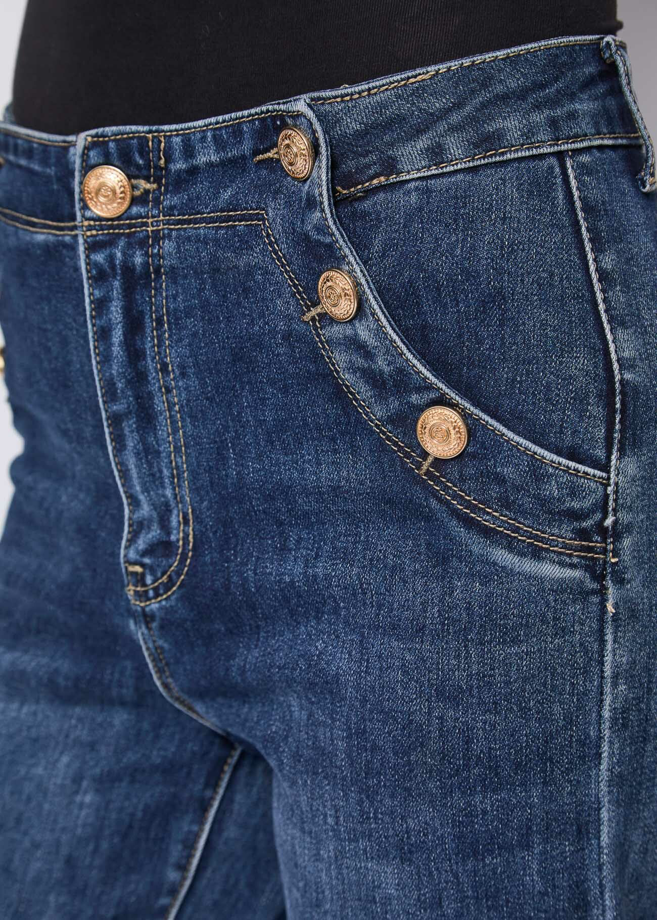 Jeans wide in cotone