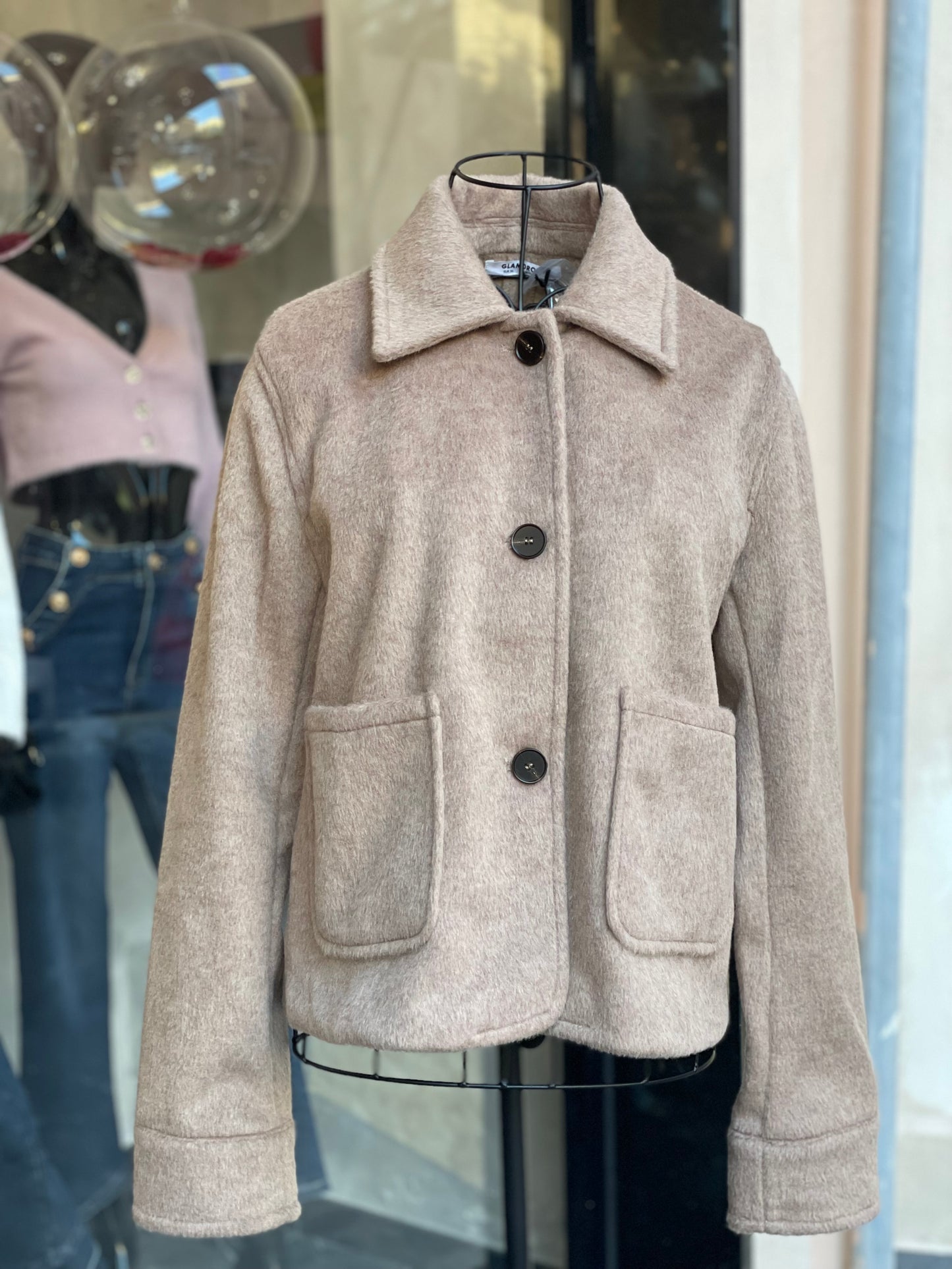 Giacca beige con bottoni - Glamorous