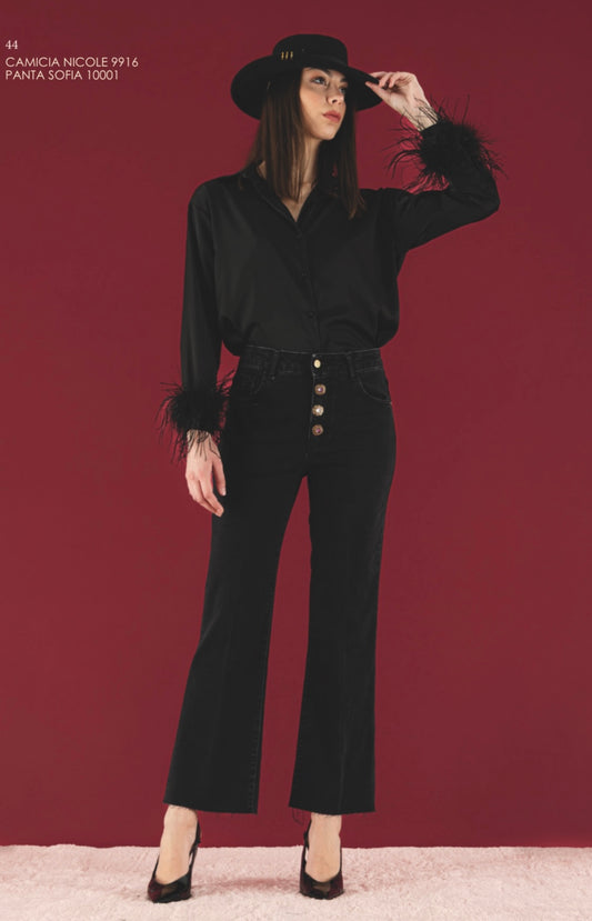 Pantalone denim Sofia - Queguapa