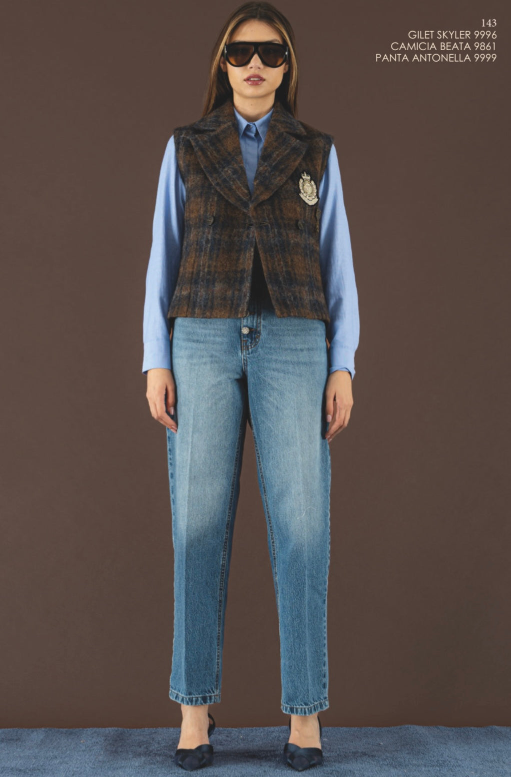 Pantalone denim Antonella - Queguapa