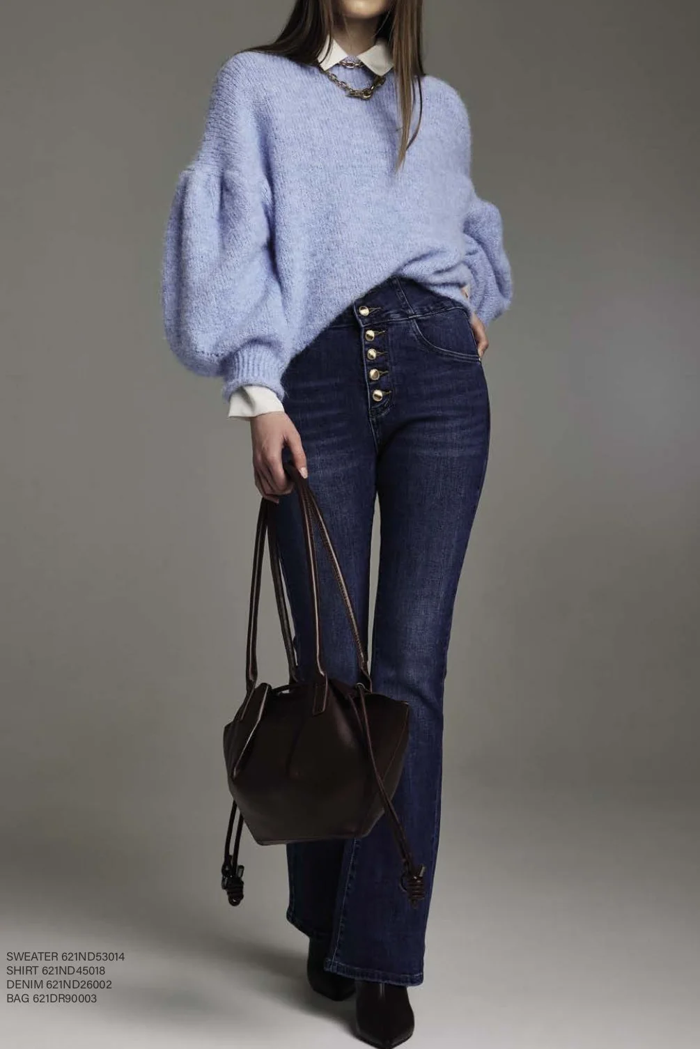 Jeans Flare a vita alta