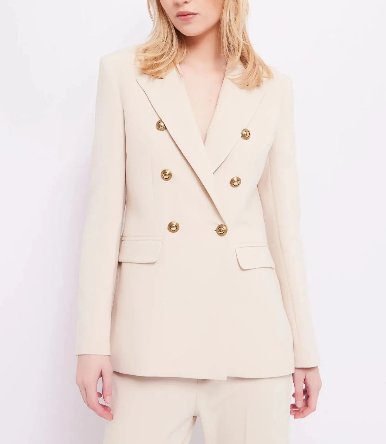 Blazer in crêpe stretch