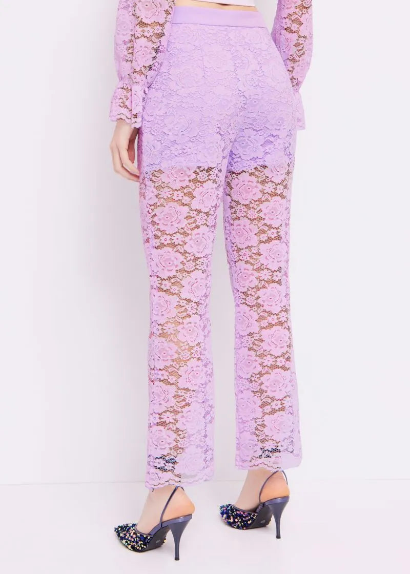 Pantaloni in pizzo