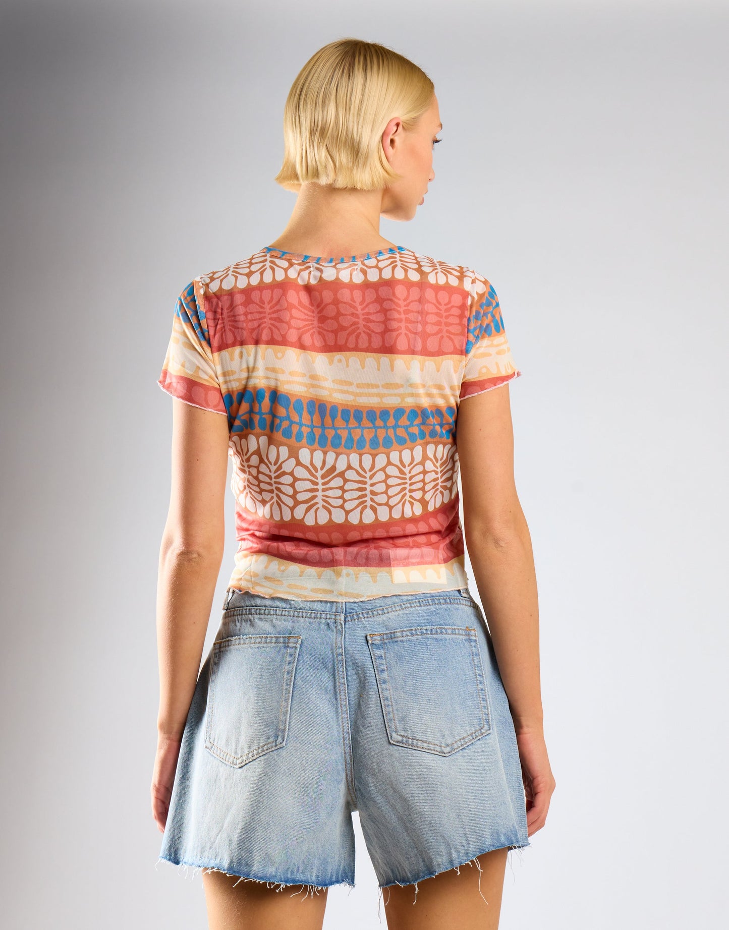 Pantaloncini Di Jeans Vintage Con Orlo Sfrangiato - Glamorous