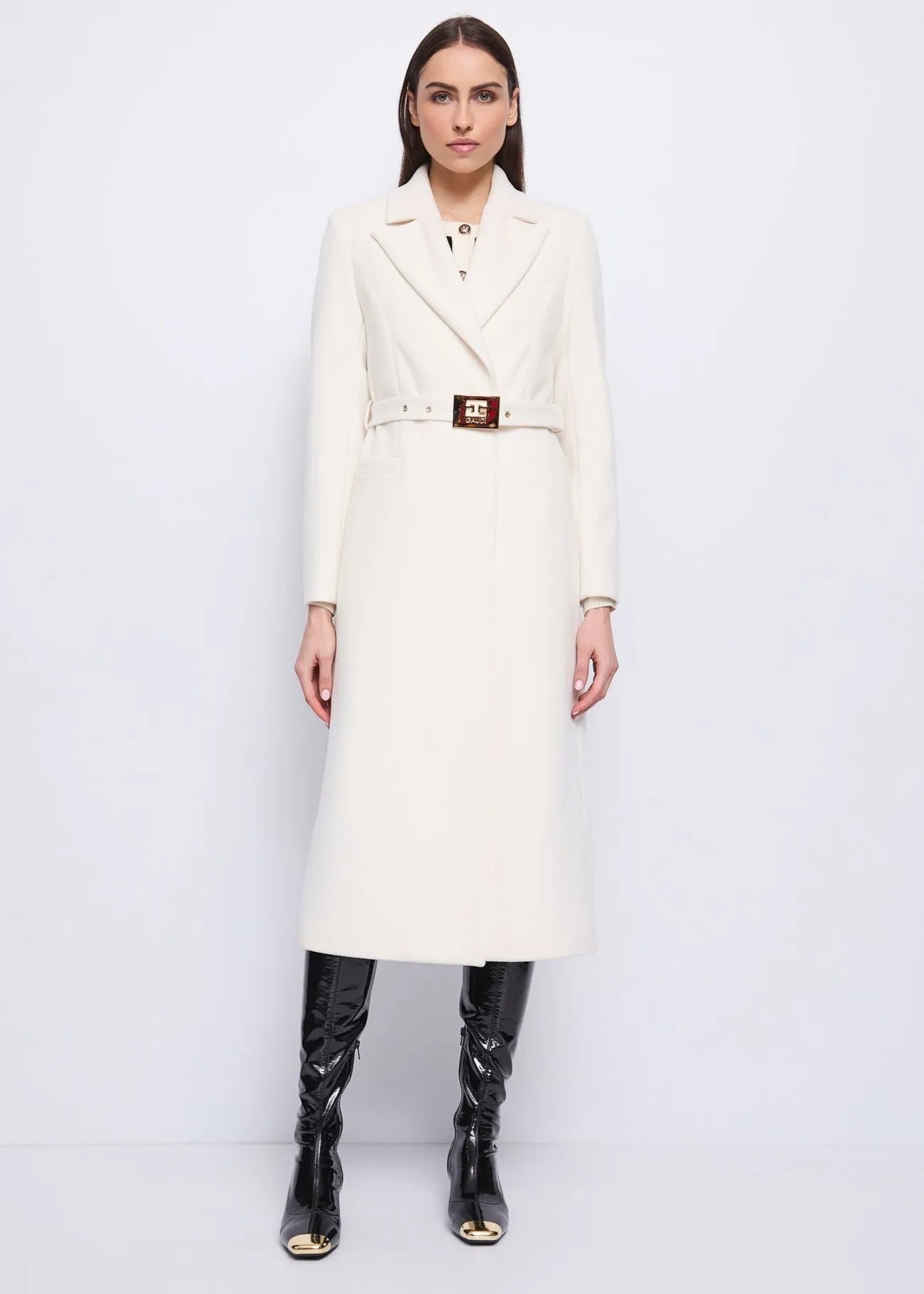 Cappotto Tabacco con cintura