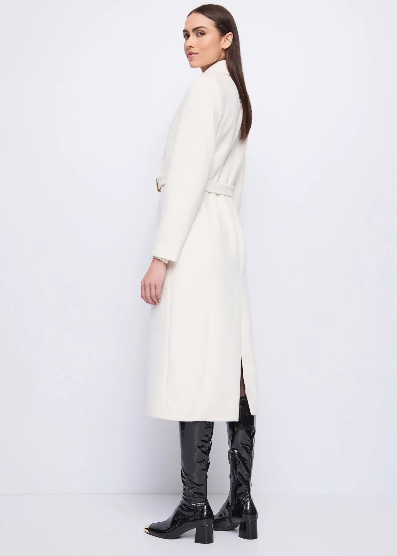 Cappotto Tabacco con cintura