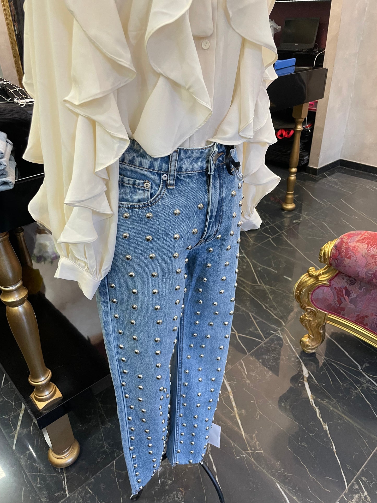 Jeans con borchie - Glamorous