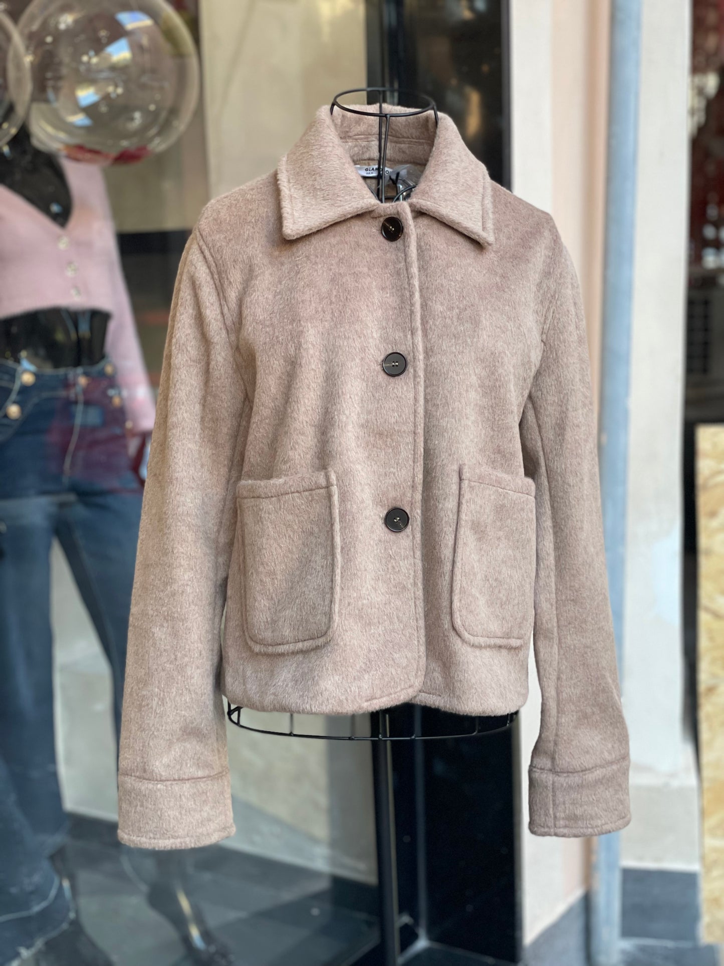 Giacca beige con bottoni - Glamorous
