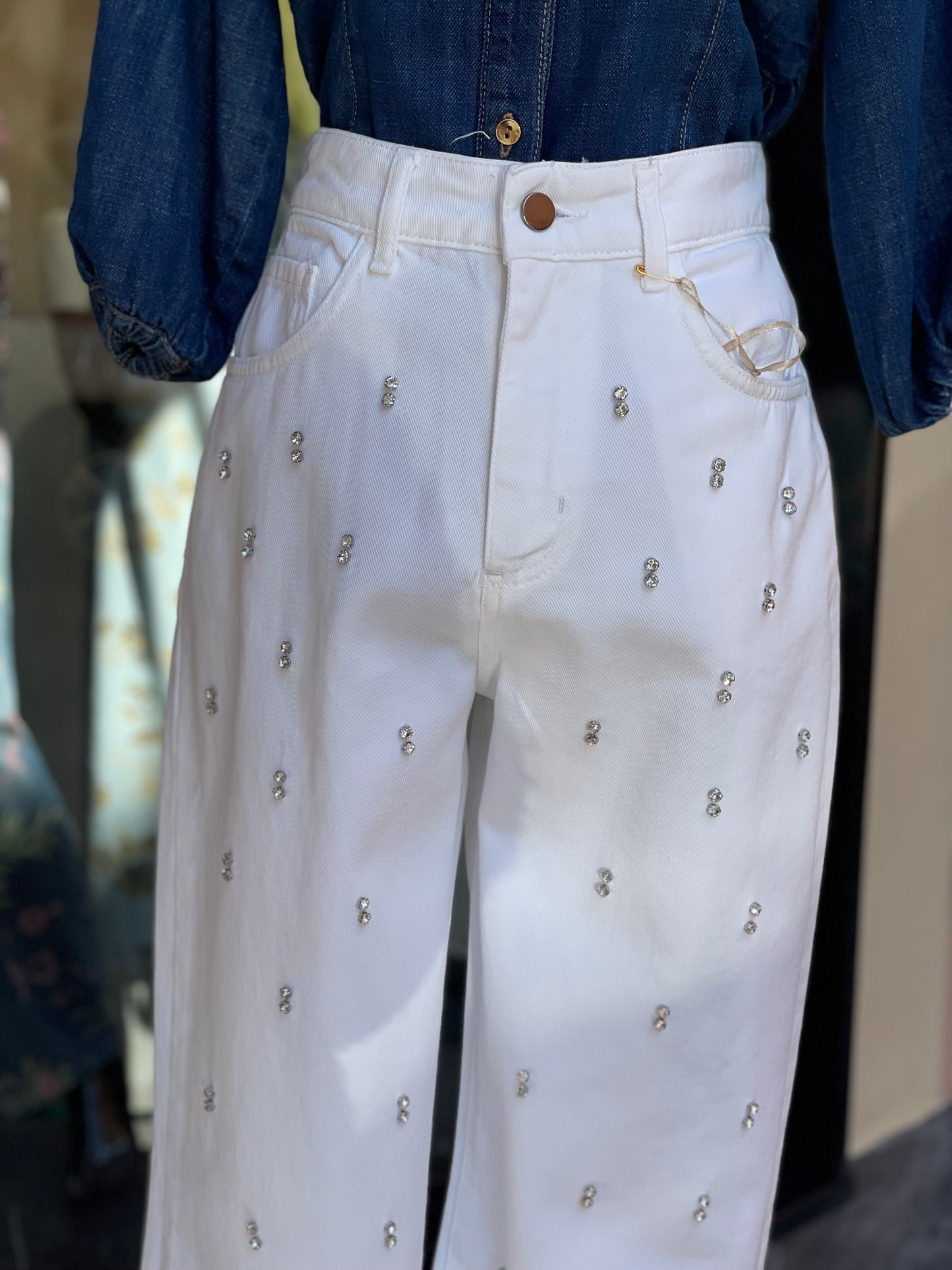 Pantalone Denim Cassiopea - Queguapa