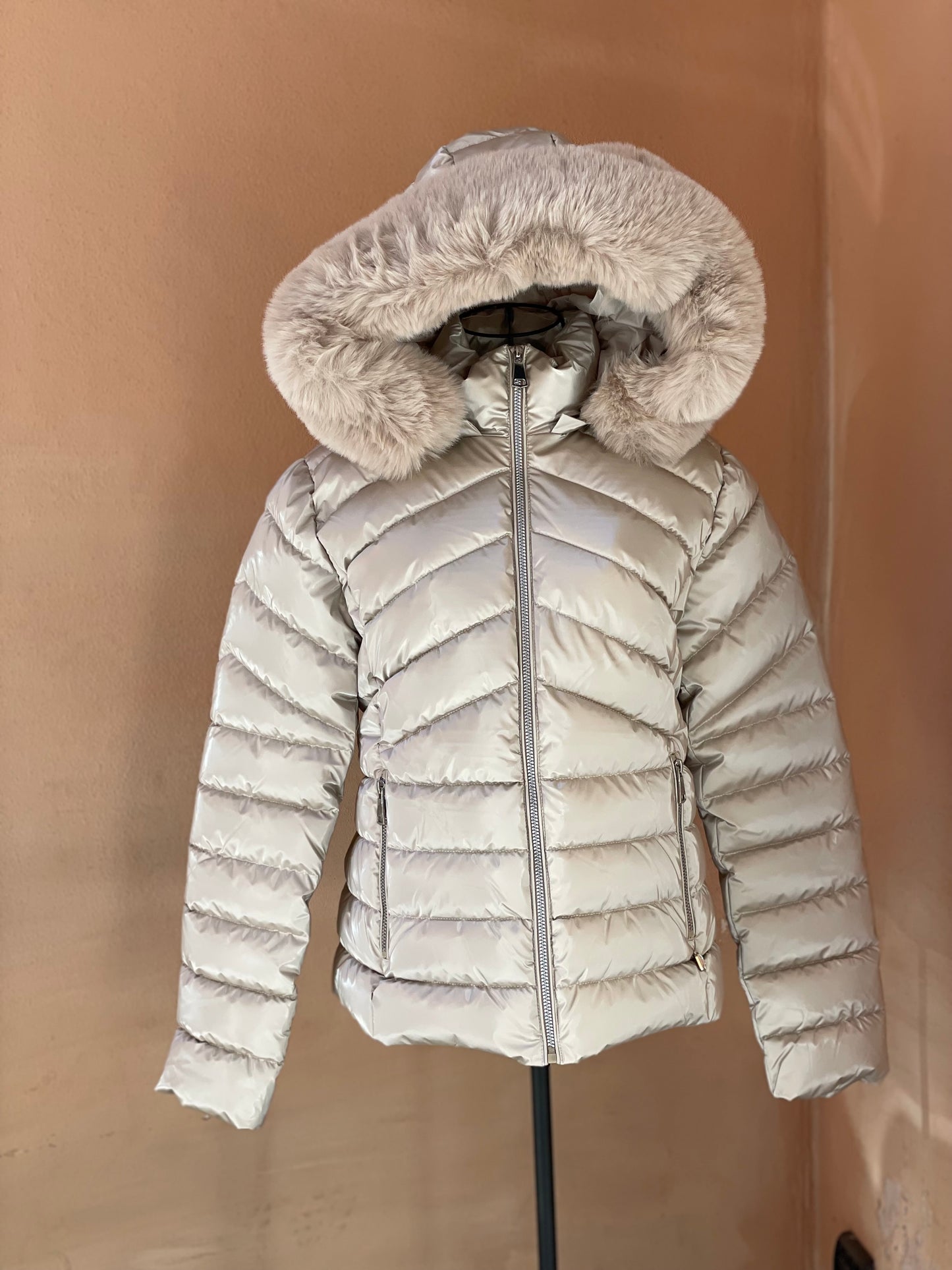 Piumino in nylon imbottito