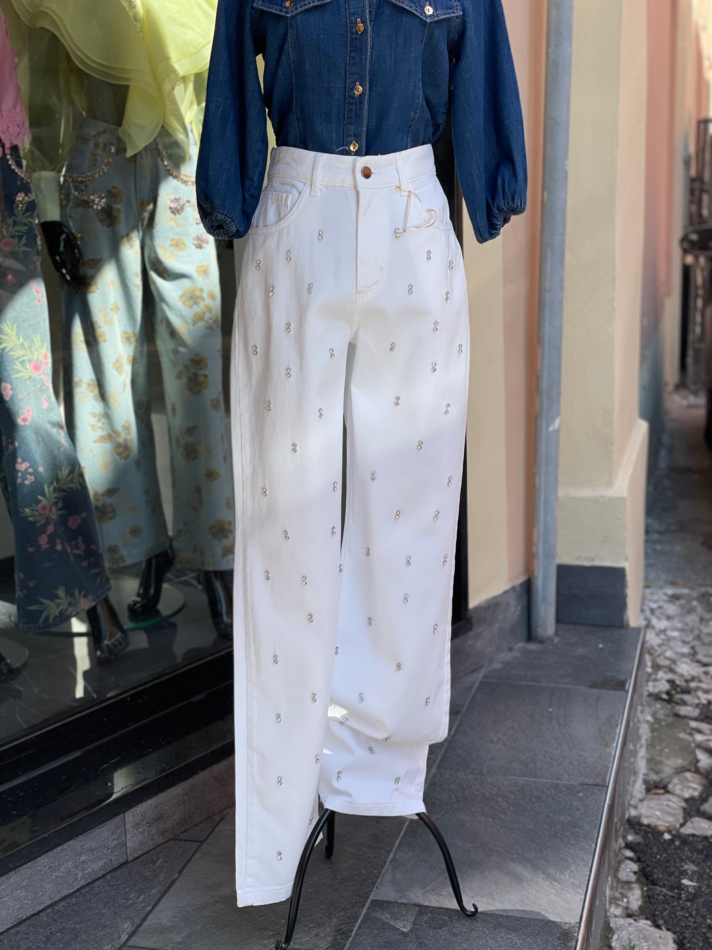 Pantalone Denim Cassiopea - Queguapa