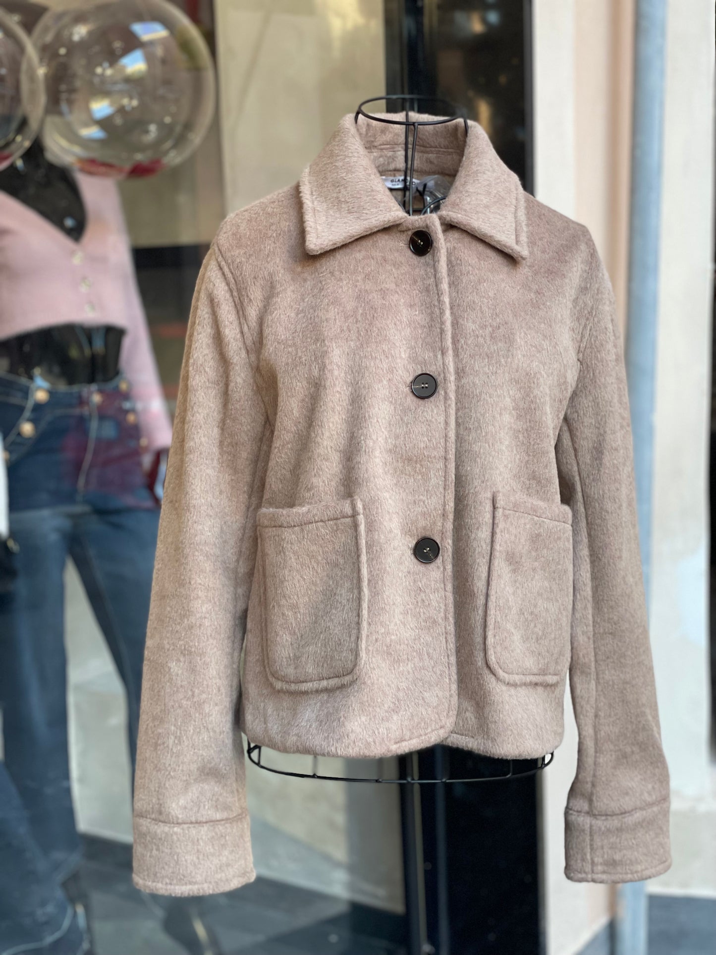 Giacca beige con bottoni - Glamorous