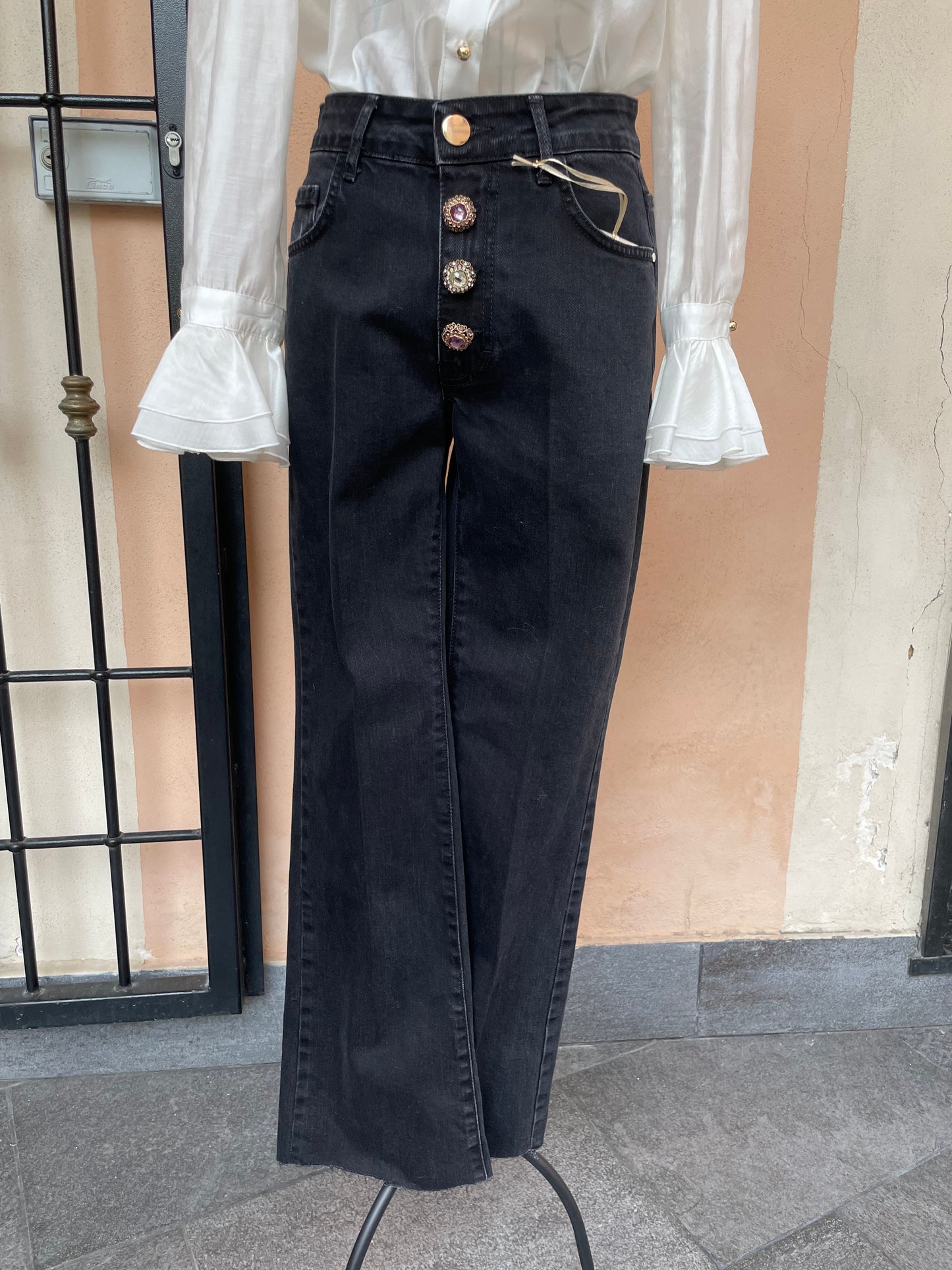 Pantalone denim Sofia - Queguapa