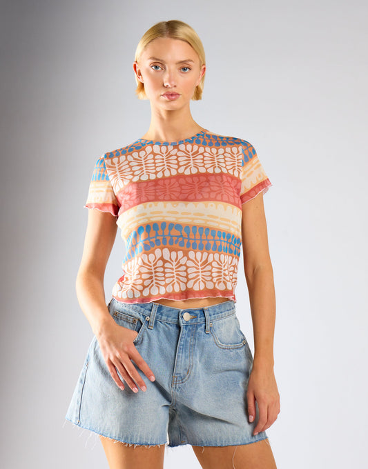 Pantaloncini Di Jeans Vintage Con Orlo Sfrangiato - Glamorous