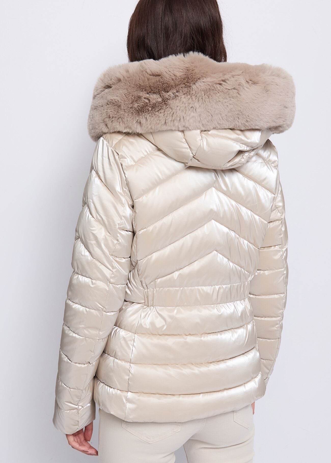 Piumino in nylon imbottito