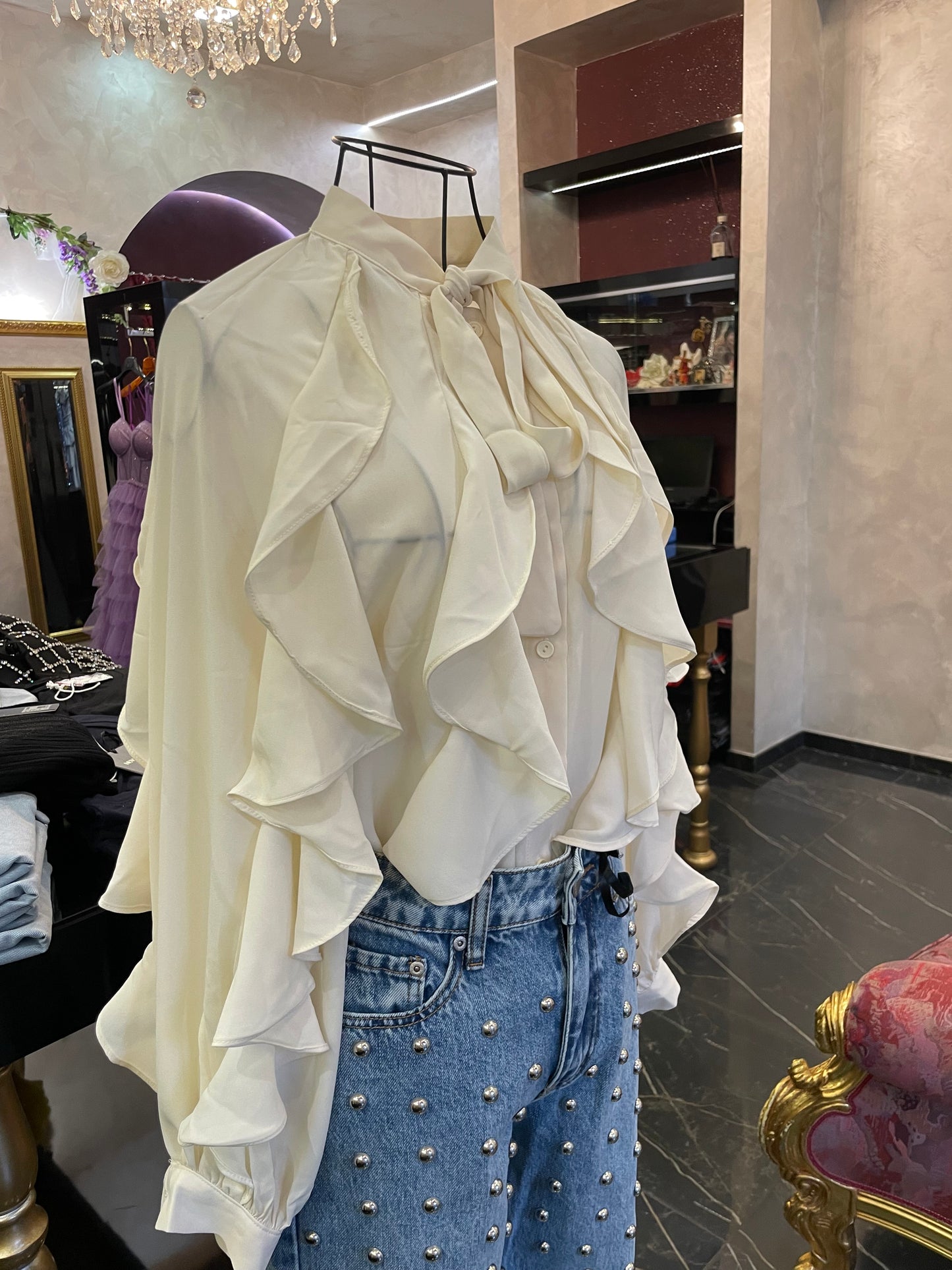 Camicia con rouches - Glamorous