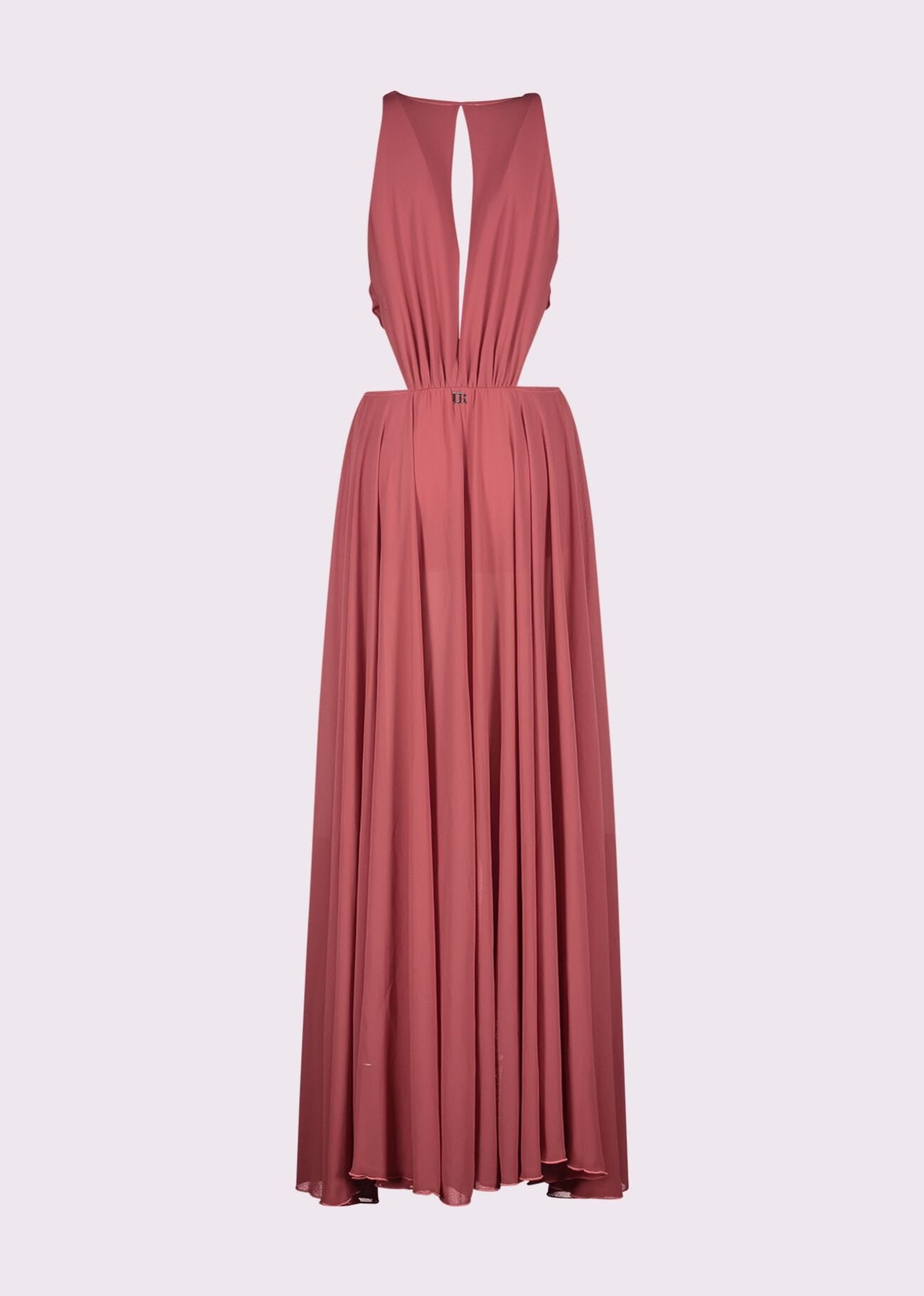 ABITO LUNGO ROSE CON CUT-OUT CANYON ROSE