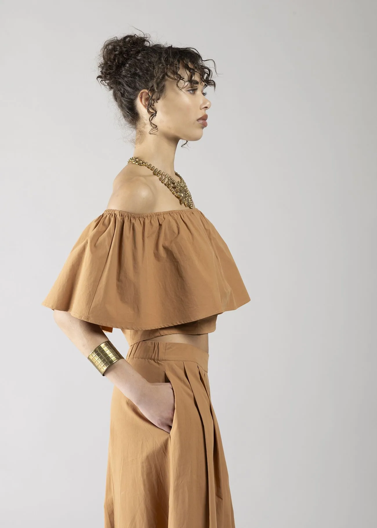 TOP CROP CON BALZA BISCUIT