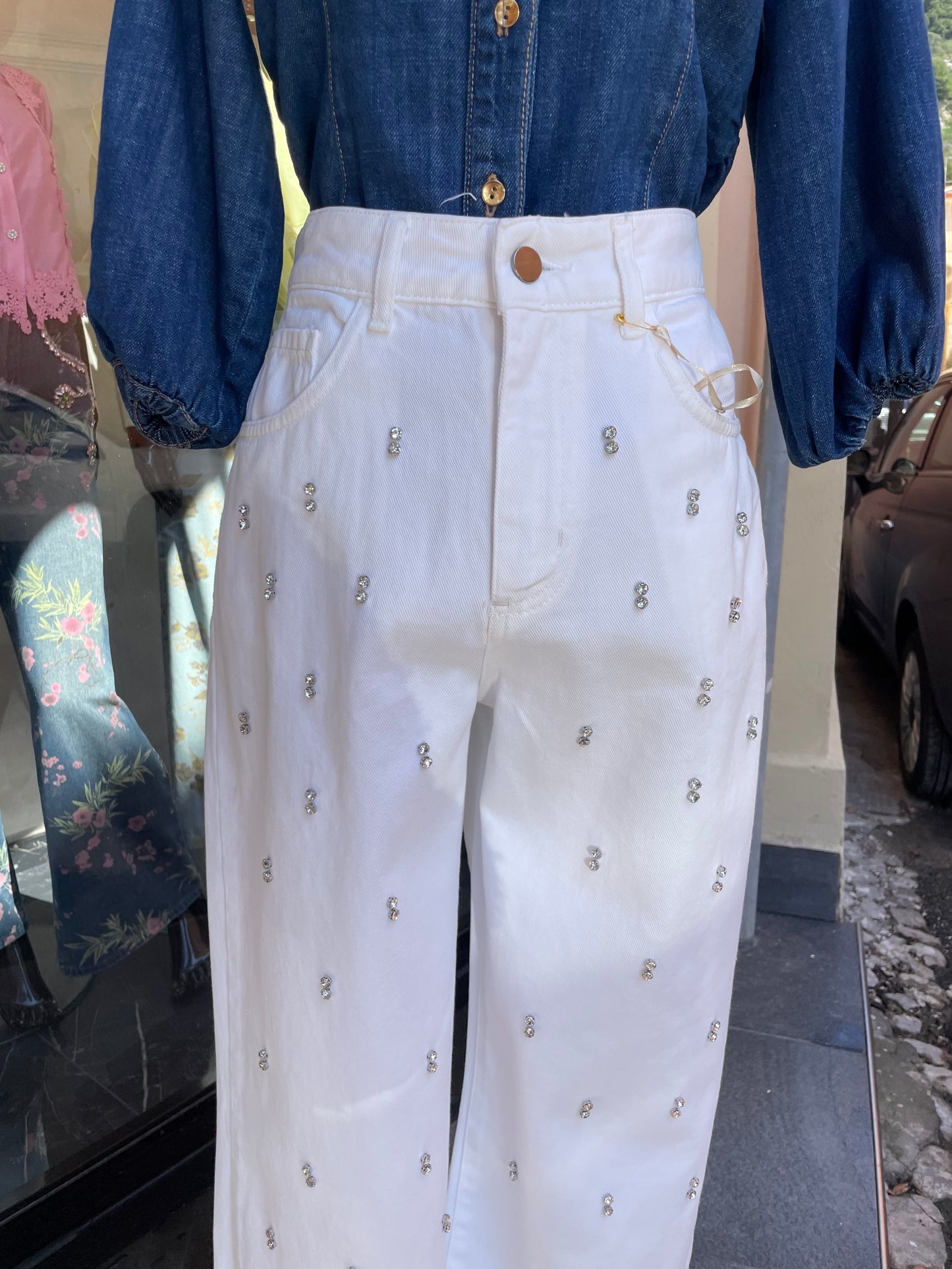 Pantalone Denim Cassiopea - Queguapa