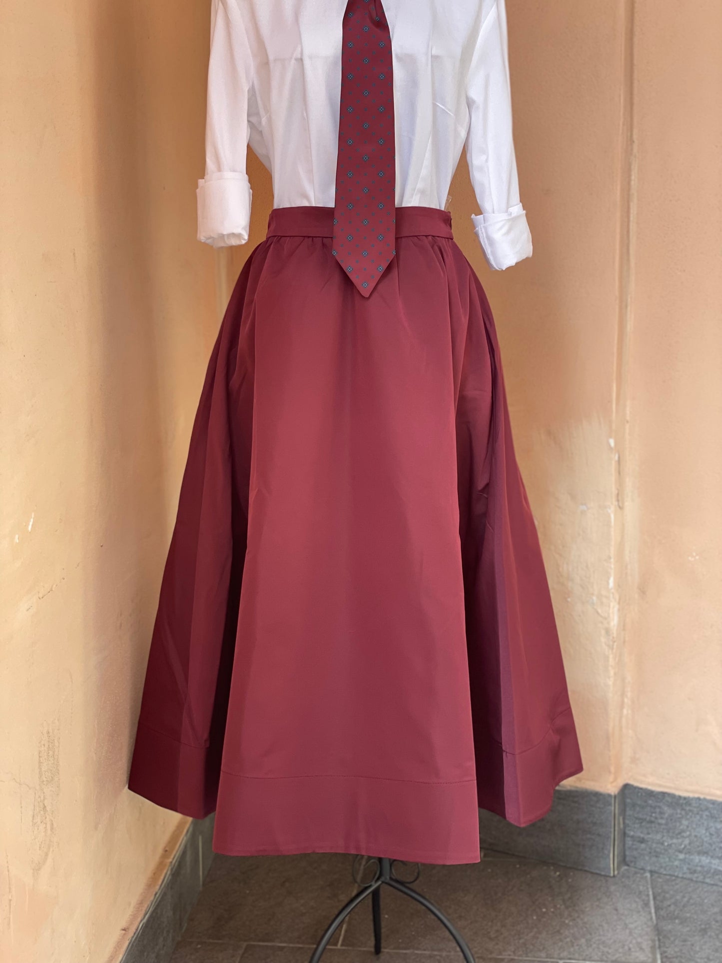 Gonna Midi bordeaux- Glamorous