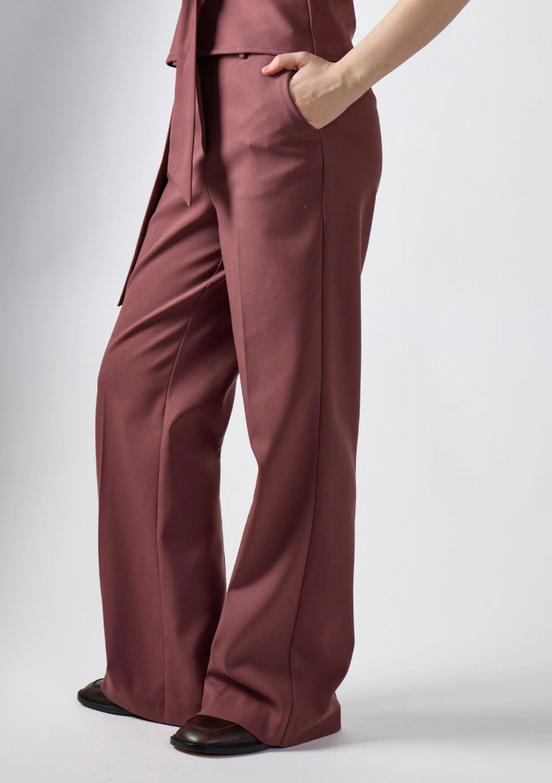 Pantaloni Da Completo Malva - Glamorous