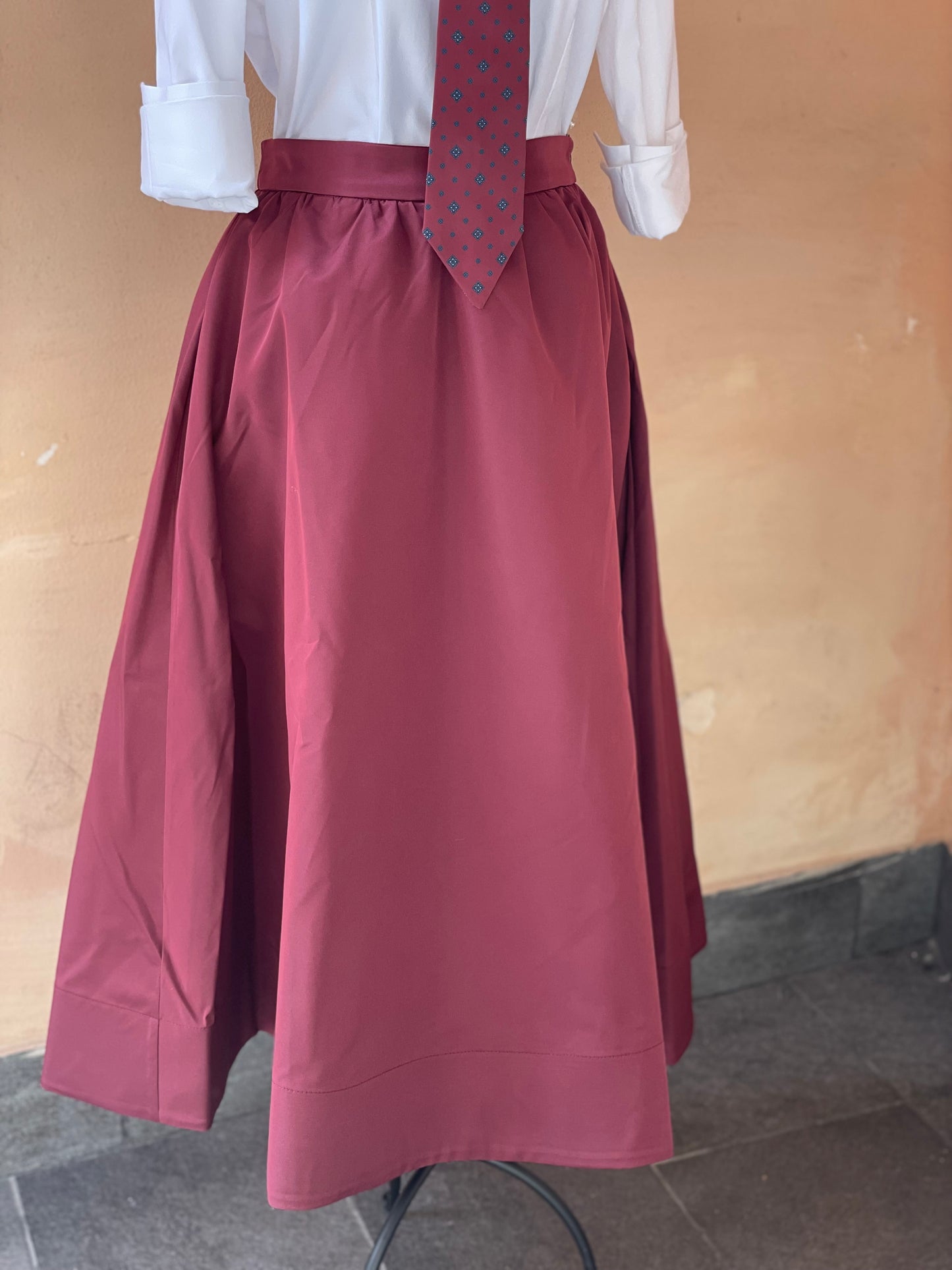 Gonna Midi bordeaux- Glamorous