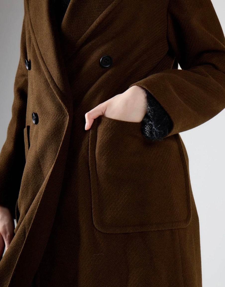 Cappotto Midi Cioccolato - Glamorous