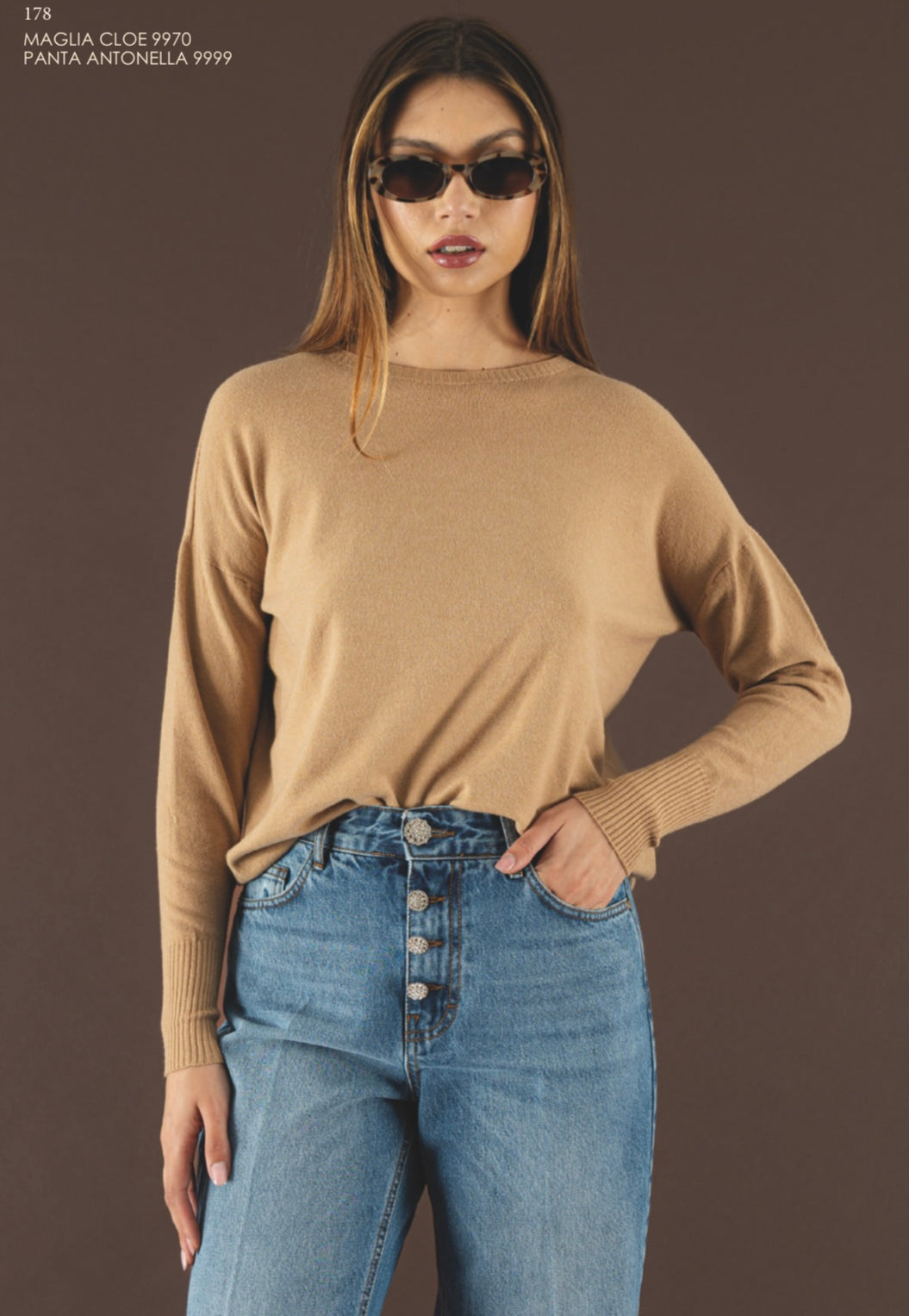 Pantalone denim Antonella - Queguapa