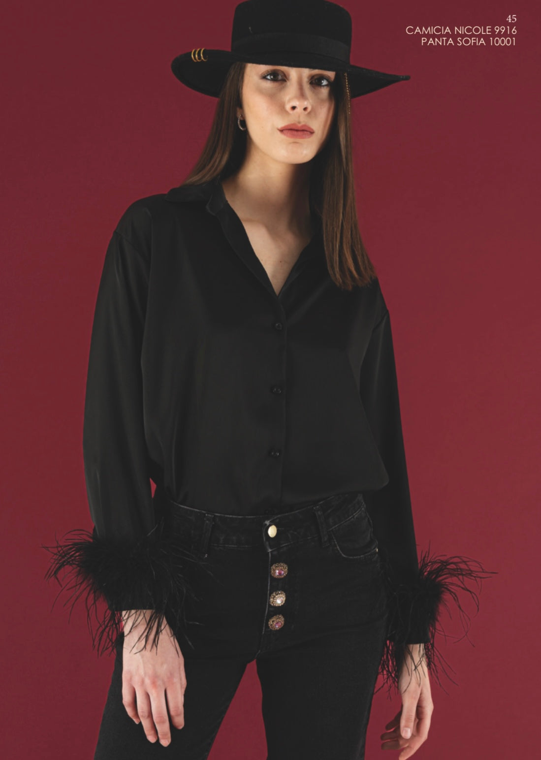 Pantalone denim Sofia - Queguapa