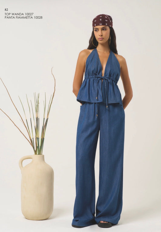 Pantalone Denim Fiammetta - Queguapa