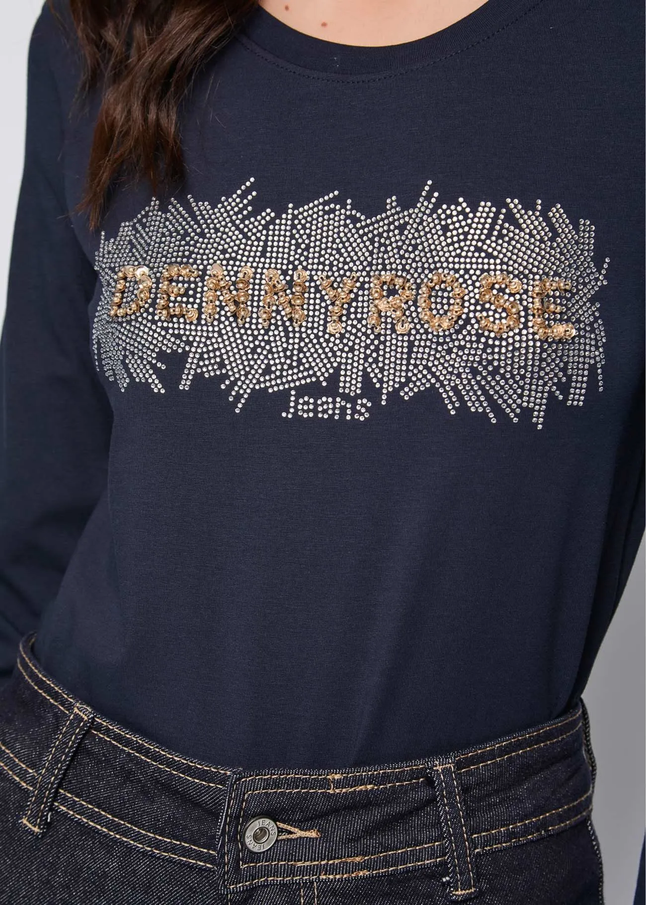 T-shirt in cotone con logo