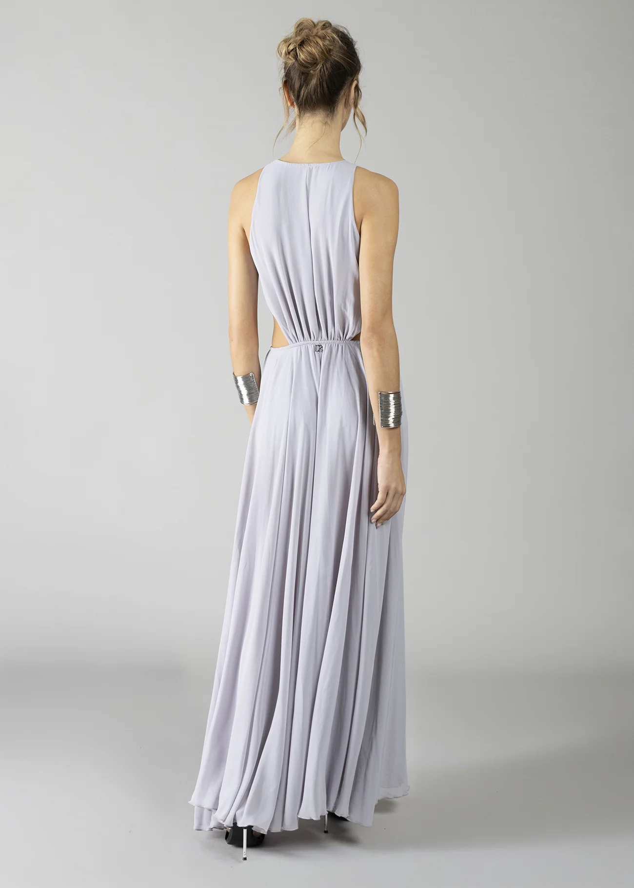 ABITO LUNGO ROSE CON CUT-OUT CANYON ROSE