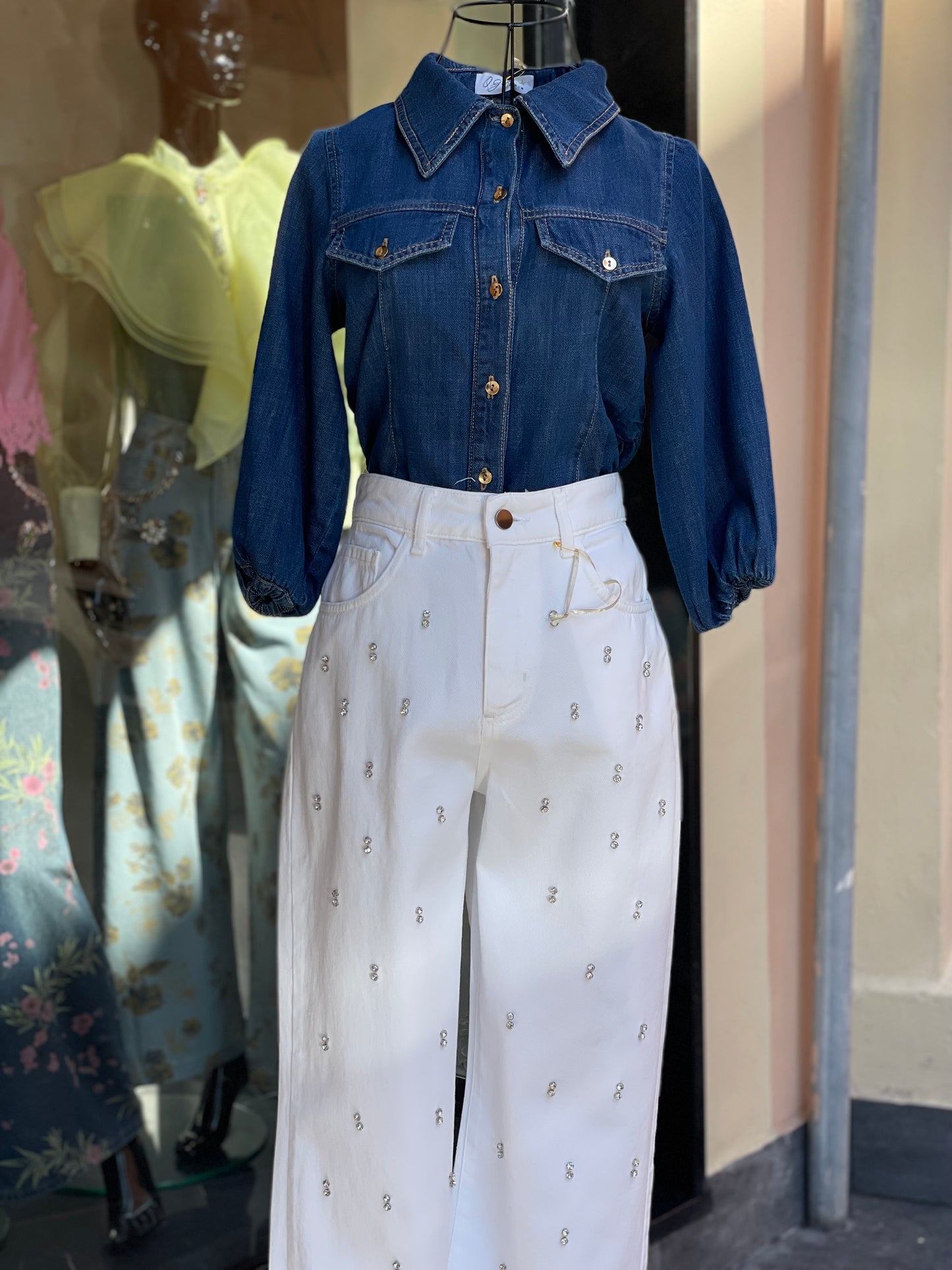 Pantalone Denim Cassiopea - Queguapa