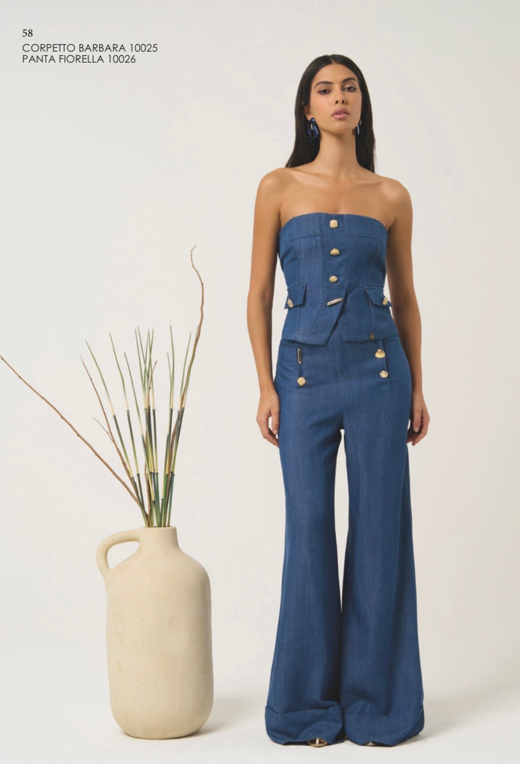 Corpetto Denim Barbara Queguapa