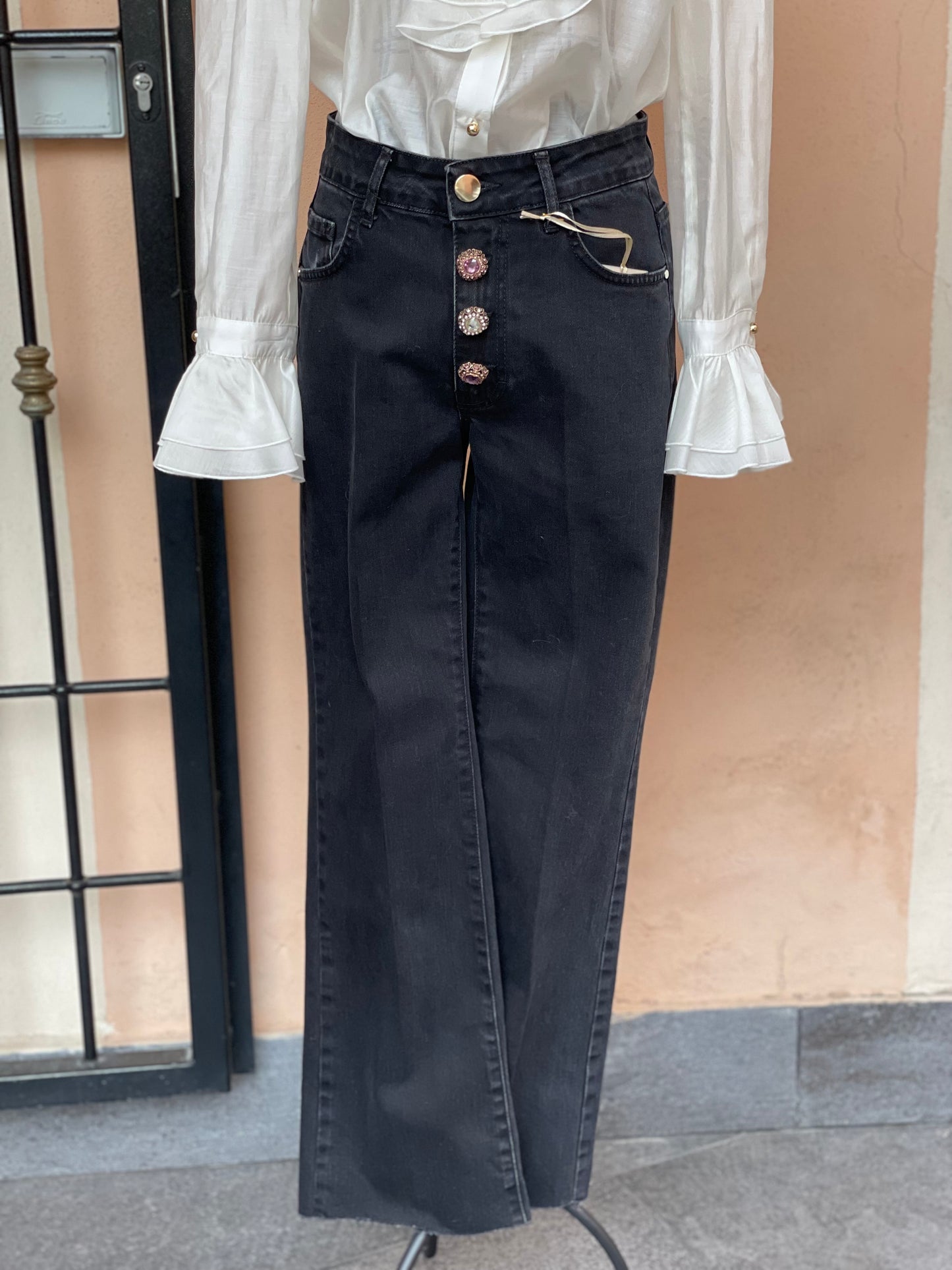 Pantalone denim Sofia - Queguapa