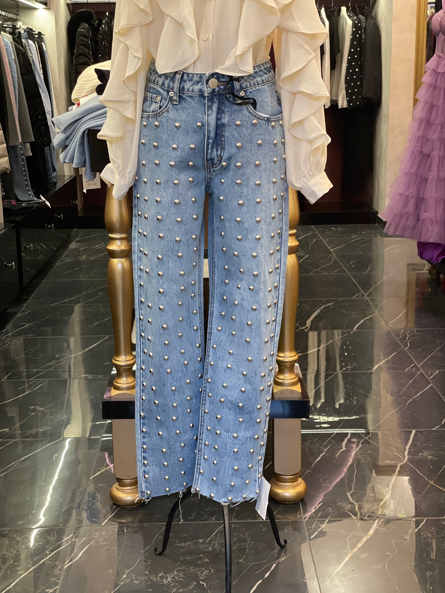 Jeans con borchie - Glamorous