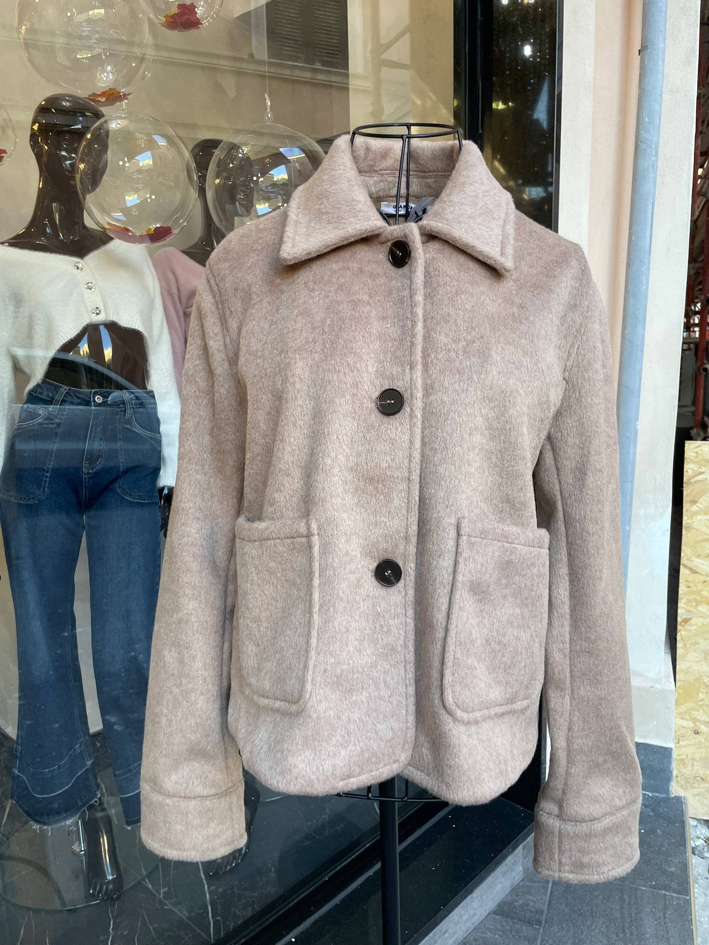 Giacca beige con bottoni - Glamorous