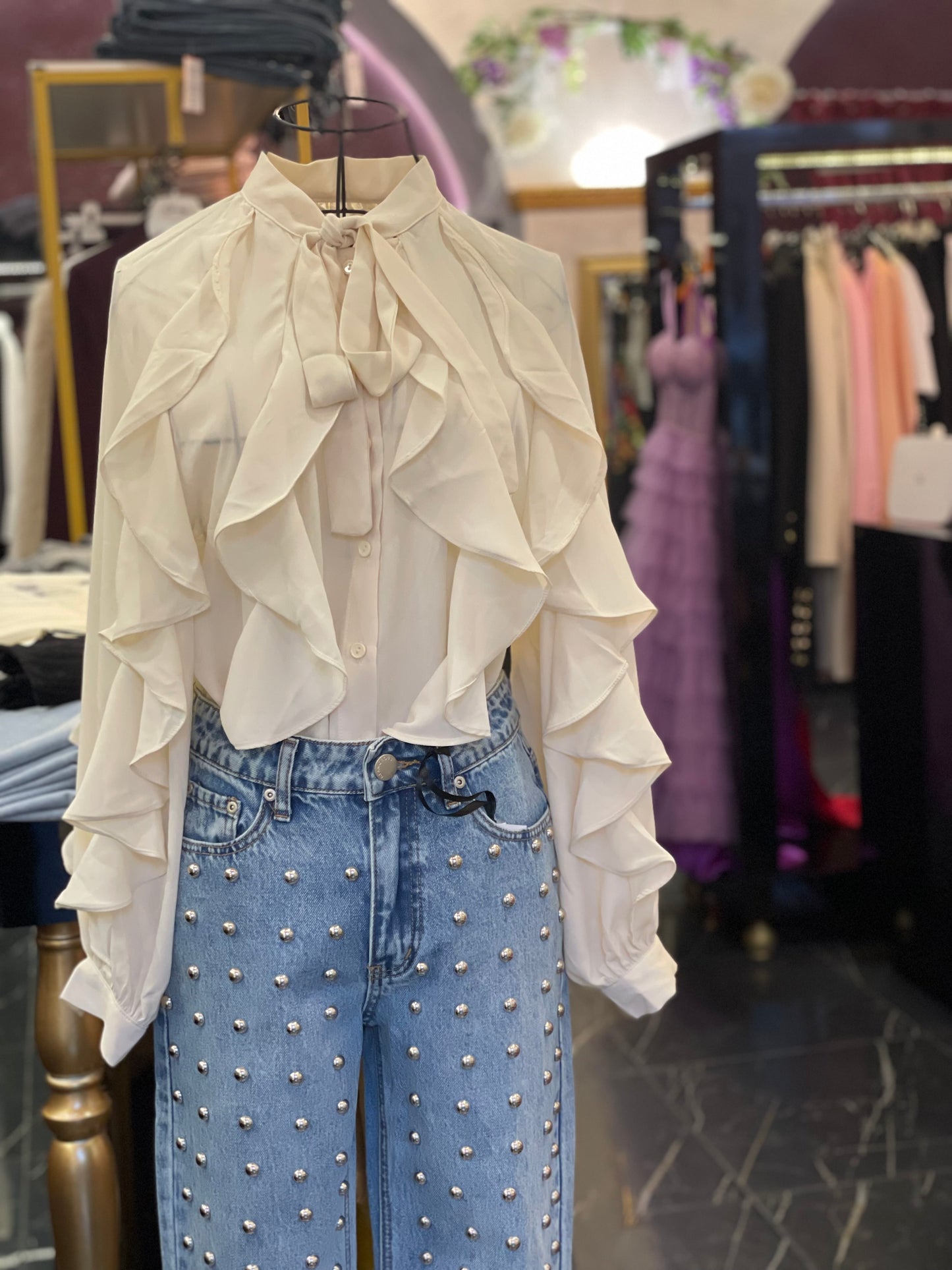 Camicia con rouches - Glamorous