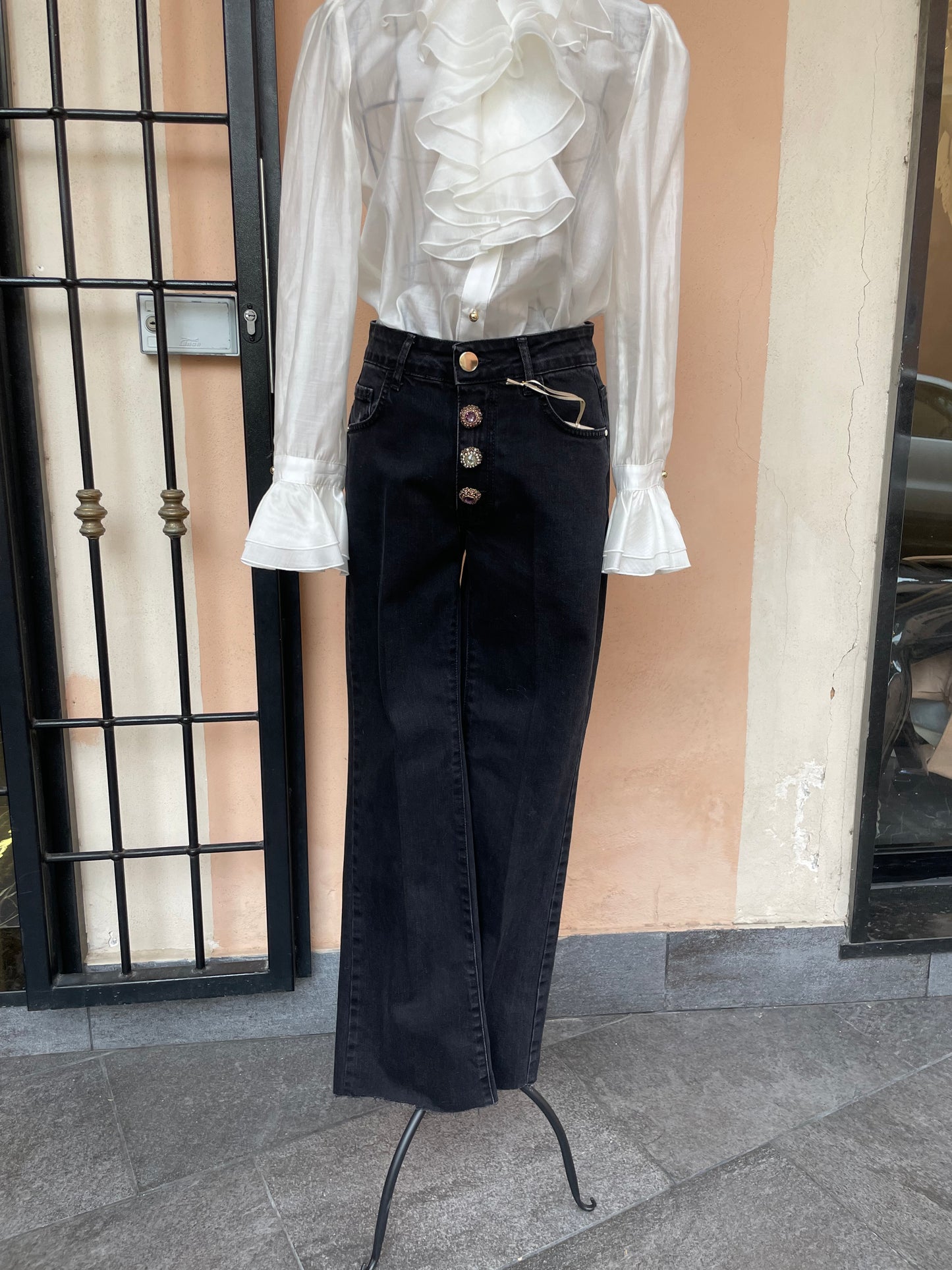 Pantalone denim Sofia - Queguapa