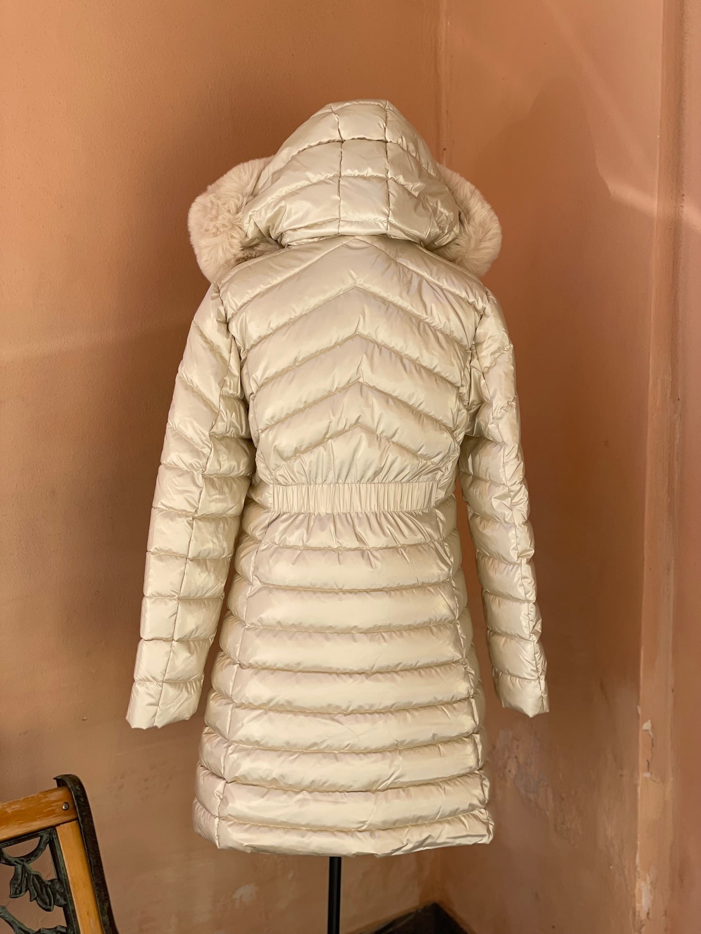 Piumino bianco trapuntato